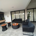 Ver imagem 2 de Jogo de Sofá 2 Poltronas e Pufe Corda Náutica Jardim Externo