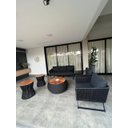 Ver imagem 5 de Jogo de Sofá 2 Poltronas e Pufe Corda Náutica Jardim Externo