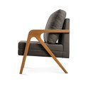 Ver imagem 7 de Kit 2 Poltronas Mona Braço de Madeira Decorativa