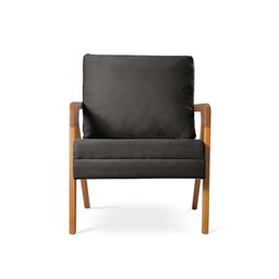 Kit 2 Poltronas Mona Braço de Madeira Decorativa - 5