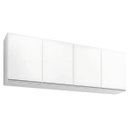 Ver imagem 1 de Armário Aéreo 1,60m com 4 Portas Cozinha Área de Serviço Lavínia Branco