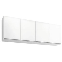 Armário Aéreo 1,60m com 4 Portas Cozinha Área de Serviço Lavínia Branco - 1