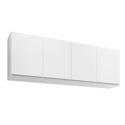 Armário Aéreo 1,60m com 4 Portas Cozinha Área de Serviço Lavínia Branco - 2