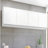 Armário Aéreo 1,60m com 4 Portas Cozinha Área de Serviço Lavínia Branco - 2