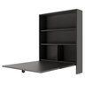 Mesa de Parede Multiuso com Armário Seven Preto - Moville Movelaria - 9