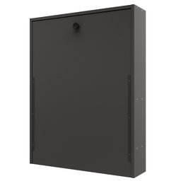 Mesa de Parede Multiuso com Armário Seven Preto - Moville Movelaria - 10