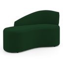 Ver imagem 4 de Namoradeira Compacta Decorativa Orgânica Auren 100cm Suede Verde - Desk Design