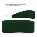 Ver imagem 5 de Namoradeira Compacta Decorativa Orgânica Auren 100cm Suede Verde - Desk Design