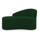 Ver imagem 1 de Namoradeira Compacta Decorativa Orgânica Auren 100cm Suede Verde - Desk Design