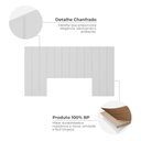 Ver imagem 6 de Cabeceira Modulada Cama Box Casal/Queen/King 240cm 12 Módulos Aurora Branco