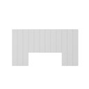 Ver imagem 2 de Cabeceira Modulada Cama Box Casal/Queen/King 240cm 12 Módulos Aurora Branco