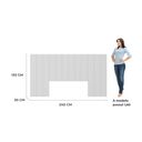 Ver imagem 5 de Cabeceira Modulada Cama Box Casal/queen/king 240cm 12 Módulos Aurora Branco