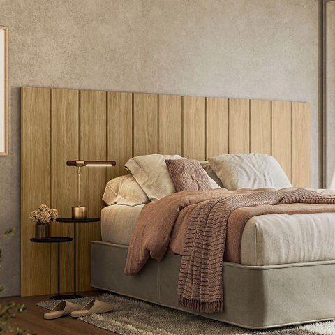 Cabeceira Modulada Cama Box Casal/Queen/King 240cm 12 Módulos Aurora Marrom