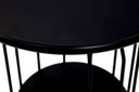 Ver imagem 4 de Mesinha Lateral Industrial Silueta Alta Redonda 35cm Preto