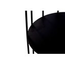 Ver imagem 5 de Mesinha Lateral Industrial Silueta Alta Redonda 35cm Preto