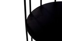 Ver imagem 5 de Mesinha Lateral Industrial Silueta Alta Redonda 35cm Preto
