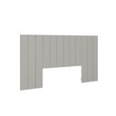 Ver imagem 3 de Cabeceira Modulada Cama Box Casal/Queen/King 240cm 12 Módulos Aurora Cinza