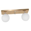 Ver imagem 3 de Lustre Luminária Retangular Duplo Cobre Orby Bolinha