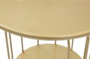 Ver imagem 4 de Mesinha Lateral Industrial Silueta Alta Redonda 35cm Dourado