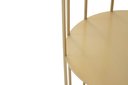 Ver imagem 5 de Mesinha Lateral Industrial Silueta Alta Redonda 35cm Dourado
