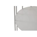 Ver imagem 5 de Mesinha Lateral Industrial Silueta Alta Redonda 35cm Cinza