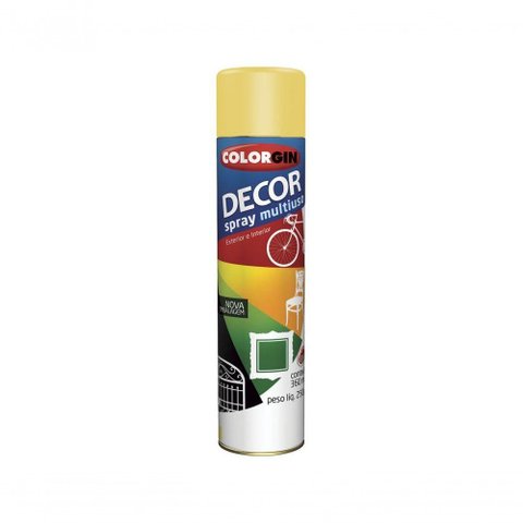 Tinta Spray Colorgin Decor Amarelo (nr23-onu 1950) C/6pcs