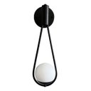 Ver imagem 5 de Arandela Luminária de Parede Moderno Elegante Gota Globo Vidro 12cm Decoração Iluminação Casa