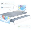 Ver imagem 3 de Bi Cama Juvenil Zap com Cabeceira Pipas