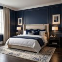 Ver imagem 4 de Cabeceira de Cama Casal Estofada 188cm Design Luxuoso Tom Off White