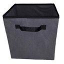 Ver imagem 1 de Caixa organizadora de 28x30x28 Colorida com alça - Cinza