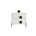 Ver imagem 5 de Mesa de Cabeceira 2 Gavetas com Pés de Aço Carbono Luna