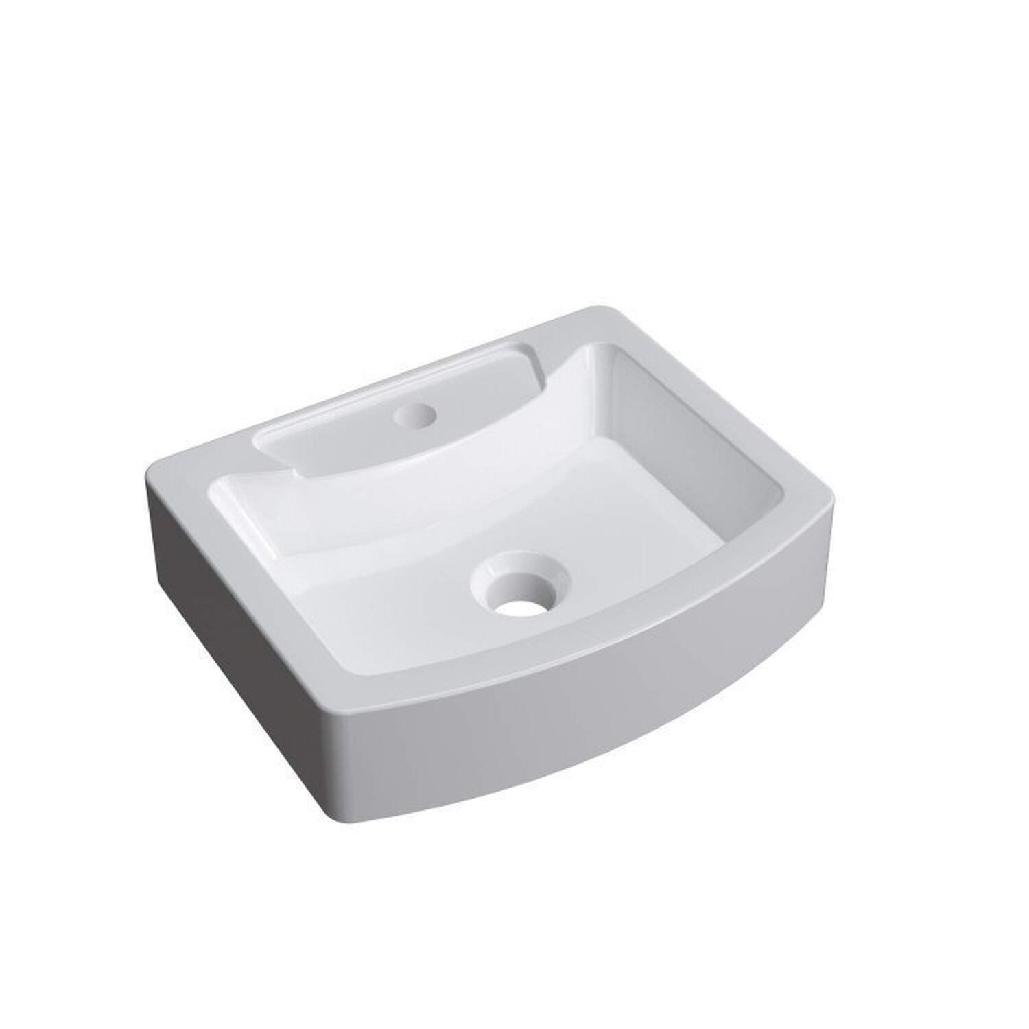Kit 3 Cubas para Banheiro Rt41w Retangular Aria Compace - 2