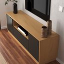 Ver imagem 3 de Rack para Tv até 75 Polegadas 150 Cm 3 Portas de Largura