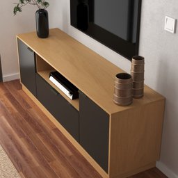 Rack para Tv até 75 Polegadas 150 Cm 3 Portas de Largura - 3