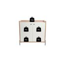 Ver imagem 6 de Aparador Buffet para Sala de Jantar 92cm 2 Portas Pés em Aço Carbono Linus