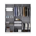 Ver imagem 6 de Guarda Roupa Casal MDP 6 Portas 2 Gavetas Slim