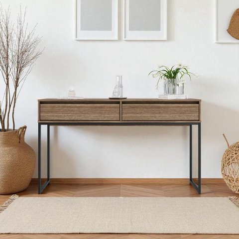 Aparador Metalic Pés em Metal Estilo Industrial Sala Estar Affara