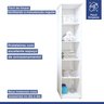 Lavanderia Modulada Florianópolis 1 Porta e 4 Prateleiras - 8