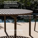 Ver imagem 5 de Conjunto Jardim e Varanda 1 Mesa Redonda 4 Cadeiras sem Braços Refúgio CabeCasa MadeiraOriginals