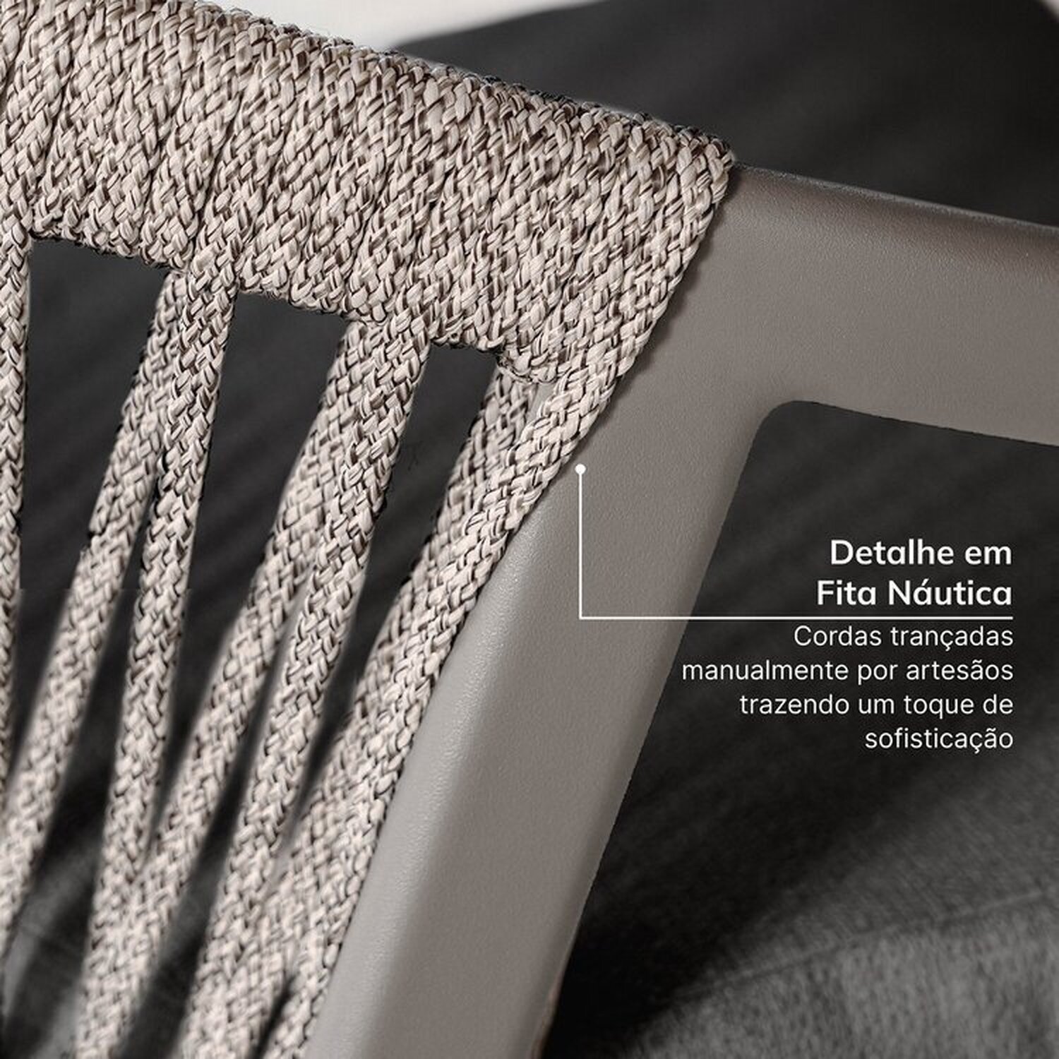 Conjunto Jardim e Varanda 1 Mesa Redonda 130cm 4 Cadeiras sem Braços Refúgio Cabecasa Madeiramadeira - 8
