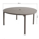 Ver imagem 2 de Conjunto Jardim e Varanda 1 Mesa Redonda 4 Cadeiras sem Braços Refúgio CabeCasa MadeiraOriginals