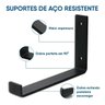 Mão Francesa Invertida 21cm Ferro Industrial Suporte Kit 12 peças Medcombo - 6