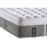 Cama Box King Colchão Molas Ensacadas Castor Pocket Gold Star Light Stress Oxygen New Plush + Base - 5