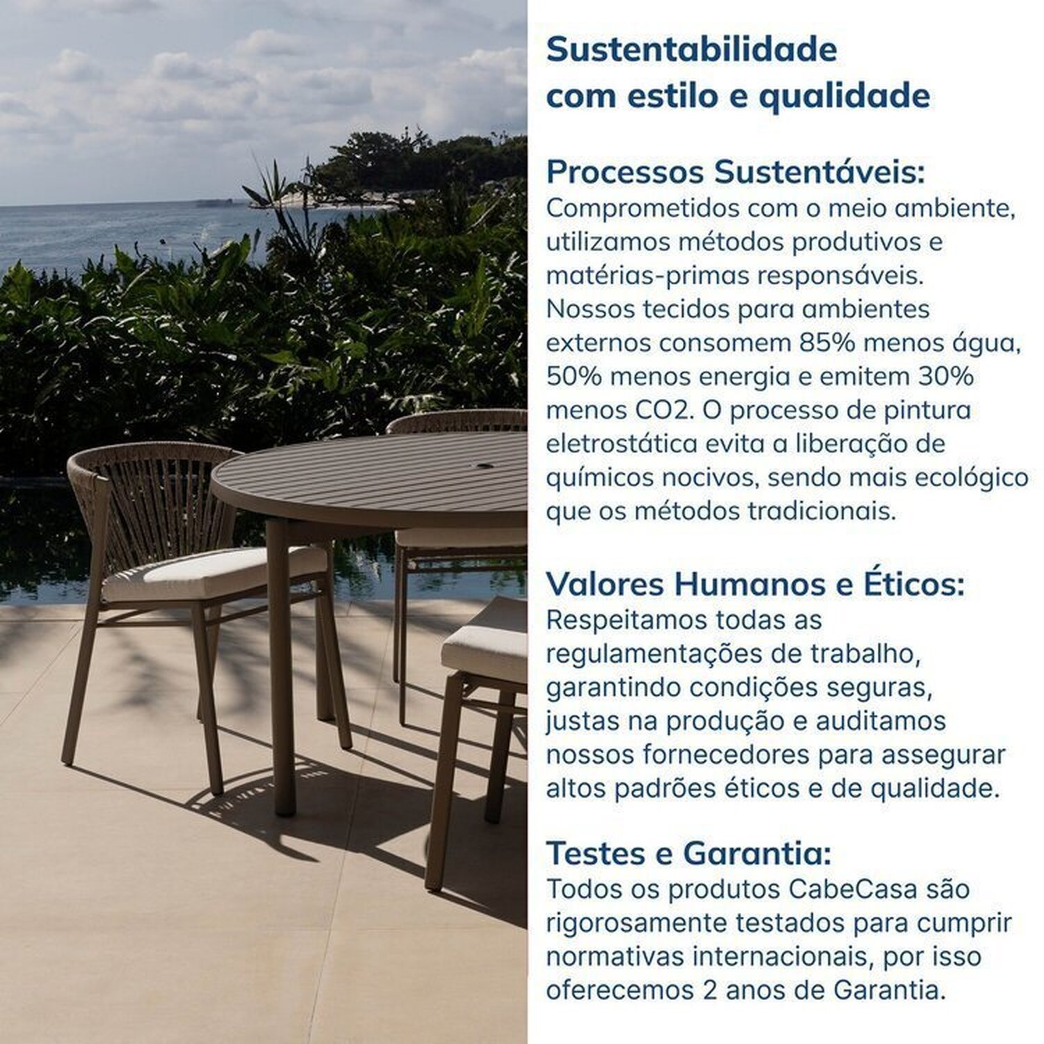 Conjunto Jardim e Varanda 1 Mesa Redonda 130cm 4 Cadeiras sem Braços Refúgio Cabecasa Madeiramadeira - 10