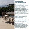 Conjunto Jardim e Varanda 1 Mesa Redonda 4 Cadeiras sem Braços Refúgio CabeCasa MadeiraOriginals - 10