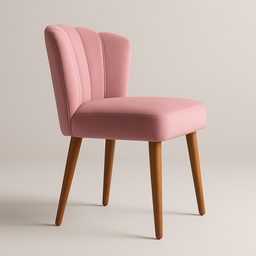 Cadeira Poltrona Pétala Sala Estar Penteadeira e Salão:rosa - 3