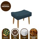 Ver imagem 6 de Puff Banqueta Decorativo Pés Madeira