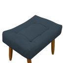 Ver imagem 4 de Puff Banqueta Decorativo Pés Madeira