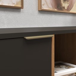 Cômoda 140 Cm 3 Gavetas 1 Porta - 2