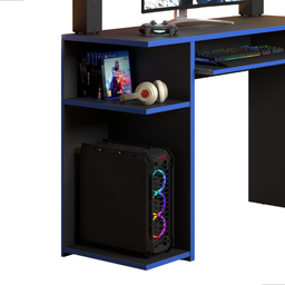 Escrivaninha Gamer - Jm:preto/azul - 6